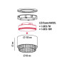 Світильник LED накладний-врізний MAXUS GX53 WHITE 2in1 MAX-D-GX53-WG
