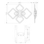 Люстра LED SMART ESLLSE OVAL RGB 120W,IP20,3000-6500,білий,10579 (керування з смартфона)