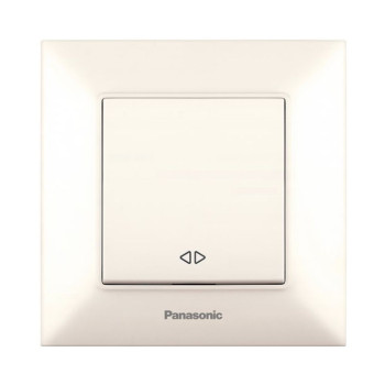 Вимикач 1-й кремовий перехресний Panasonic Arkedia Slim