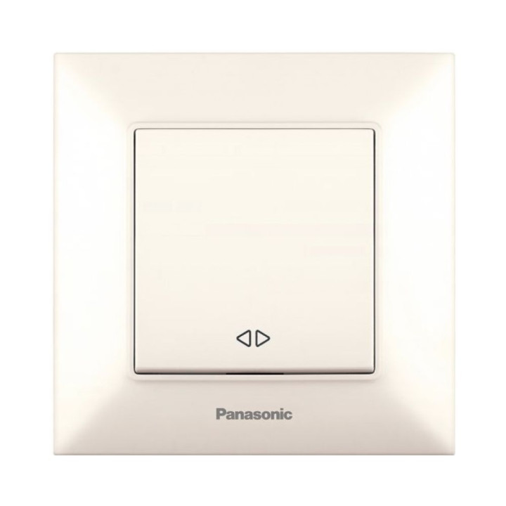 Вимикач 1-й кремовий перехресний Panasonic Arkedia Slim