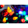 Гірлянда діодна 100 Конус RGB (чорний дріт) 1210-01