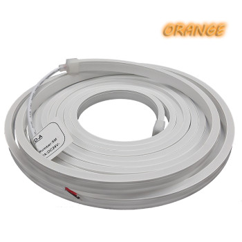 Стрічка світлодіодна NEON RISHANG , 24V, оранжевий,  IP65, 6-12mm (комплект 5m)