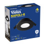 Світильник точковий VIOLUX NAPOLI-R MR16 GU10 IP44 круг чорний