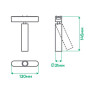 Світильник трековий магнітний 48V, 7W, 4000К,Ardero MGU403 ULTRA, 80125.