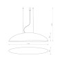 Підвісний світильник Nowodvorski 7926 Canoe E27 5x40W IP20 Bl