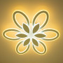 Люстра LED  LUMINARIA AURORA DOUBLE 120W 6F 620/80, 220V IP20 з пультом,3000-6500K,білий