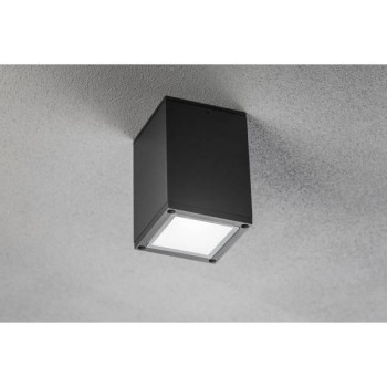 Світильник GTV LENTO, алюміній, 100x130, IP54, max. 35W,квадрат , графіт OS-LEN100KWG-30