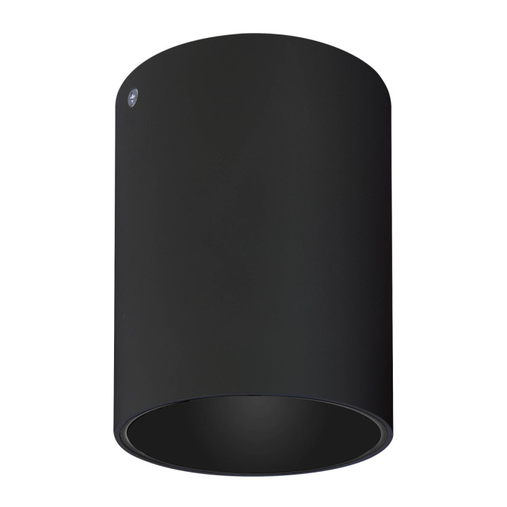 Світильник світлодіодний накладний Horoz SALSA-L GU10 220-240V d-80 mm h-130mm чорний круглий