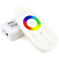 Контролер Biom RGBW 24A RF. сенсорний пульт, білий  24A-2.4G-Touch (6A*4 канала)