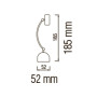 Підсвітка картинна світлодіодна Horoz Flamingo-6 6W 30 HL6642L хром