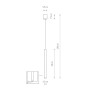 Підвісний світильник Nowodvorski 10452 Laser 490 G9 1x10W IP20 Satine Copper