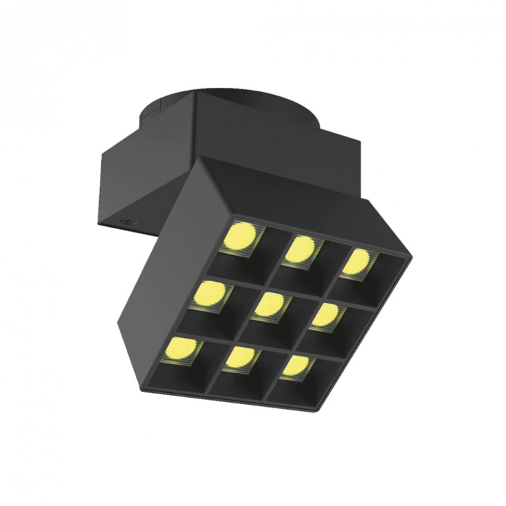 Світильник LED магнітний трековий VIDEX 16W поворотний 48V 4000K ЧОРНИЙ VL-TRMS-LE29B (485791)