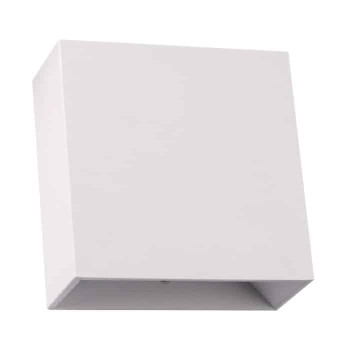 Світ. садово-парк. LED 4W, 4200K, 250Lm, SEKOYA, IP65, настінний білий, 076-038-0004-020