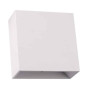 Світ. садово-парк. LED 4W, 4200K, 250Lm, SEKOYA, IP65, настінний білий, 076-038-0004-020