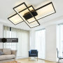 Люстра LED SMART ESLLSE SVEN 3S 85 Вт 690x470x80 мм Чорна 10487