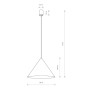 Підвісний світильник Nowodvorski 8006 Zenith GU10 1x35W IP20 Wh