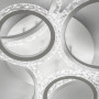 Люстра LED LUMINARIA EUROPA 132W 6R 790/560 220V,3000-6500K, IP20 з пультом,білий