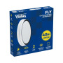 LED світильник ДББ FLY VIOLUX круг 40W 5000K IP20 сірий 200110