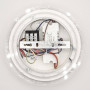 Люстра LED бра LUMINARIA SIENA 18W R200 ON/OFF  220V,3000-6500K, IP20,білий прозорий.