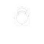 Світильник Nowodvorski 10623 Kier G9 1x12W IP20 Gold