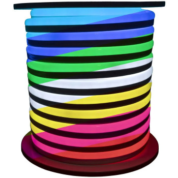 Світлодіодний неон PROLUM 8x16, IP68, 12V, Series "SF", RGB, PRO