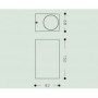 Світильник GTV фас. двонапр. TIAGO , GU10, 2*35W, IP54,ЧОРНИЙ LD-TIAGOGU10D-20