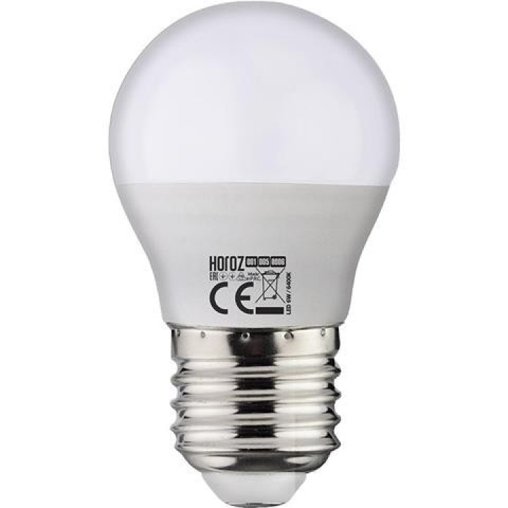 Лампа світлодіодна Horoz Elite-6 D45 6W E27 4200К