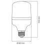Лампа світлодіодна Horoz Torch-20 20W E27 6400K