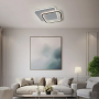 Люстра LED SMART ESLLSE STANDART 65W 2S-ON/OFF-475x475x50-WHITE/BLACK-220-IP20 10606
