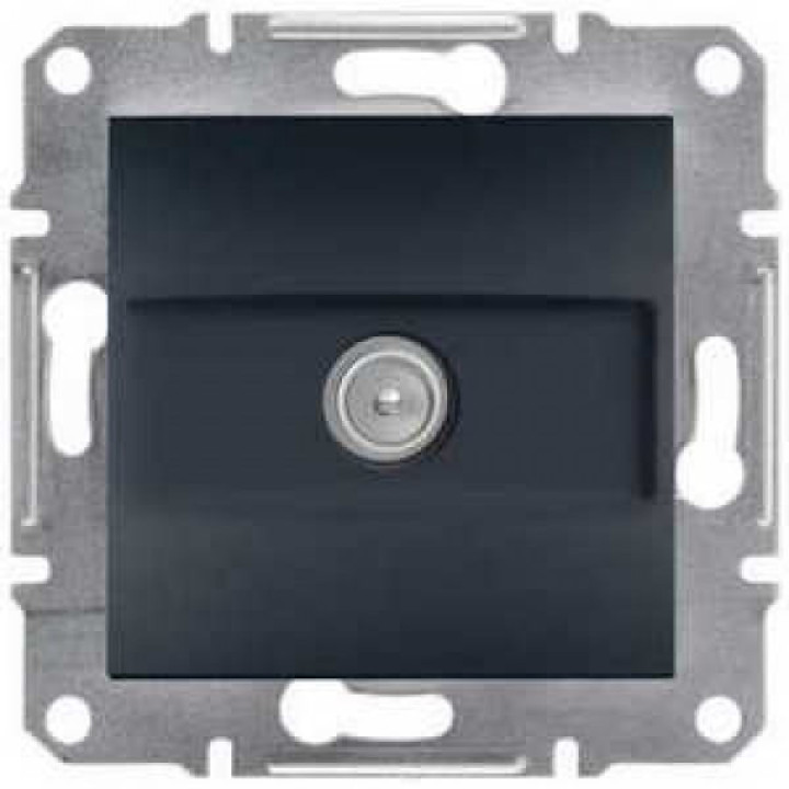 Розетка Schneider ASFORA TV кінцева антрацит EPH3200171