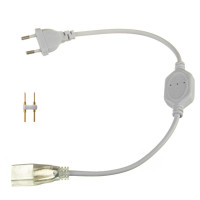 Адаптер живлення для стрічки 2835-120 220V St-10 IP65 5mm+конектор 2pin (1017824)
