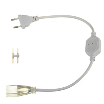 Адаптер живлення для стрічки 2835-120 220V St-10 IP65 5mm+конектор 2pin (1017824)