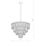 Люстра Nowodvorski 7614 Cristal E14 12x40W IP20 Bl