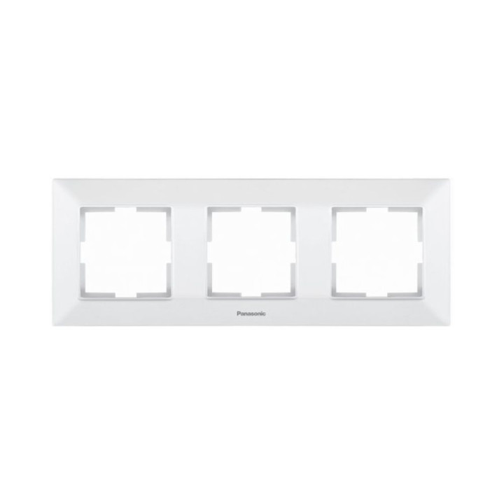 Рамка 3-а Panasonic Arkedia Slim біла WNTF08032WH-UA