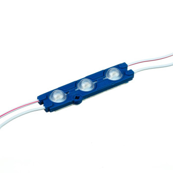 Модуль світлодіодний  №094/3 MTK5730-3 led B 1,5W 6500K, 12V, IP44 синя 1018042