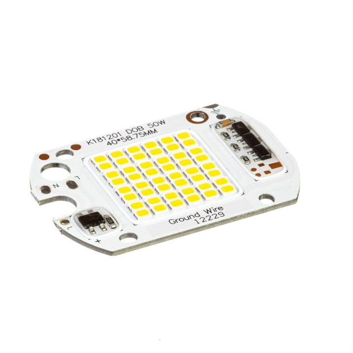 Світлодіод 50W SMD 220V білий, 1014681