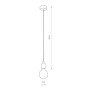 Підвісний світильник Nowodvorski 6403 Silicone E27 1x60W IP20 Wh