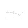 Світильник Nowodvorski 7938 Orbit GX53 2x8W IP20 Wh