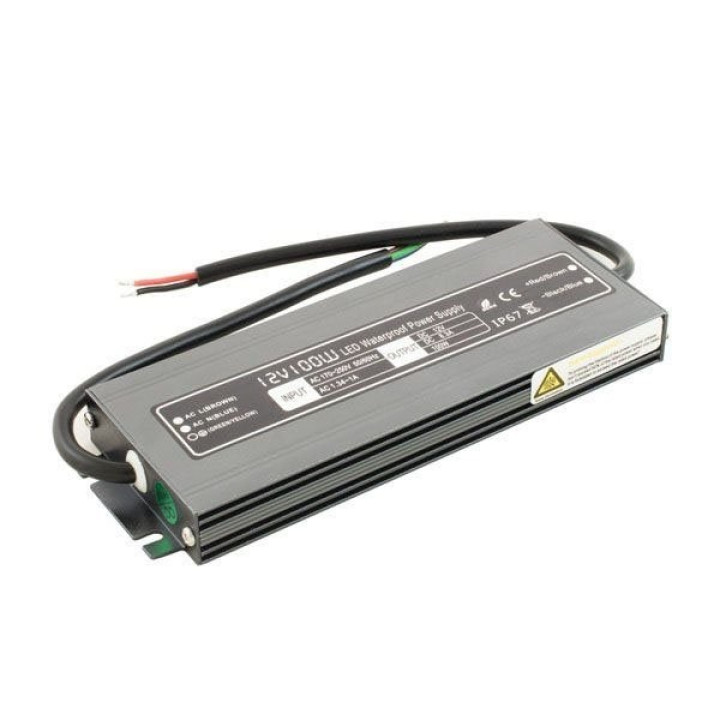 Блок живлення герметичний Biom 100W,12V, IP67 Prof WBP-100