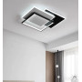 Люстра LED SMART ESLLSE VEGA TRIPLE 3S 70 Вт 470х470х60 мм Чорно-Біла 10401-1
