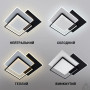 Люстра LED SMART ESLLSE VEGA TRIPLE 3S 70 Вт 470х470х60 мм Чорно-Біла 10401-1