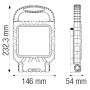 Прожектор переносний SMD LED PROPORT-20W 6400K. (Horoz)