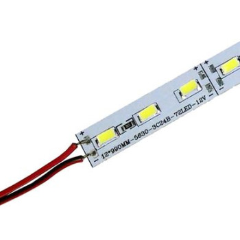Лінійка світлодіодна алюмінієва Biom BRT 5630-72 led W 24W 6500K, 24V, IP20 зі скотчем