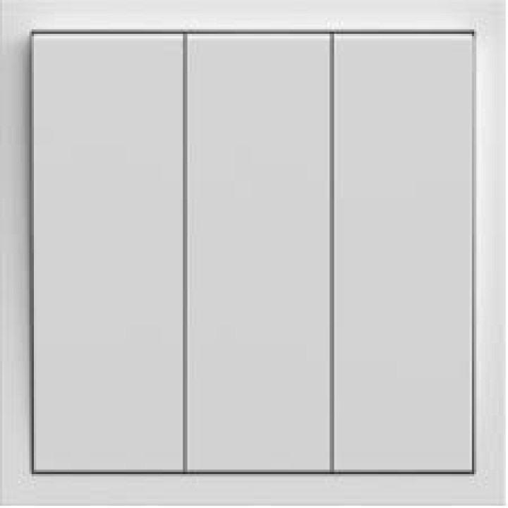 Вимикач ARDERO 3-кл., механізм білий 10А Soft EV113-W  80713