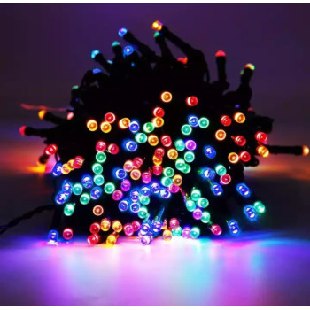 Гірлянда діодна  300 RGB ,  Чорний дріт , 20м