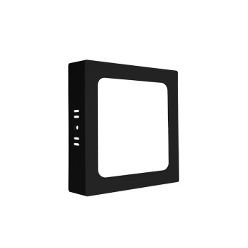 LED світильник ДББ FRAME-N чорний VIOLUX квадрат 18W 5000K IP20 330421