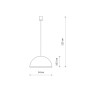 Люстра Nowodvorski 10701 Hemisphere Super S GX53 1x8W IP20 Wh