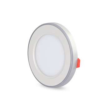 Світильник LED вбудований круглий VIDEX 6W+3W , 5000K+2700K 220V (485500)
