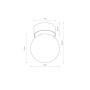 Світильник Nowodvorski 10302 Kier I G9 1x12W IP20 Bl