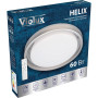 LED світильник smart HELIX VIOLUX круг 60W 3000-6000K IP20 срібний 220255